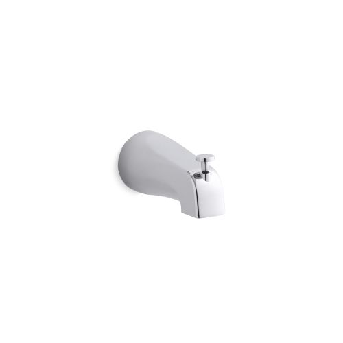 KOHLER Spout Iron Pipe Size Diverter Bath, Polished Chrome